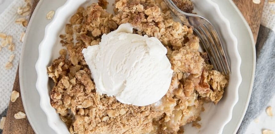 Hormonvenlig Crumble Kage