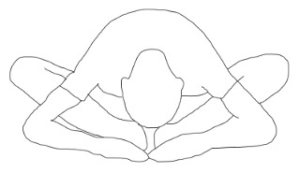 Yin yoga stilling - Butterfly