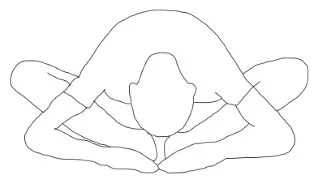 Yin yoga stilling - Butterfly