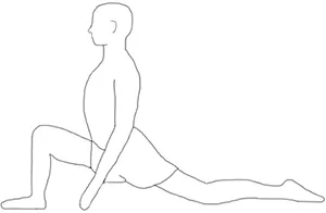 Yin yoga Dragon